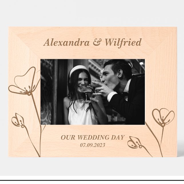 Elegant Wedding Flowers Custom Wood Frames (Creator Uploaded)