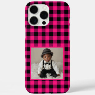 Elegant Wedding Gift Ideas Plaid Gingham iPhone 16 Pro Max Case