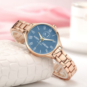 Elegant Wedding Gift  Monogram Design Watch