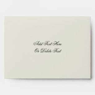 Elegant Wedding Green and Grey Bouquet Envelope