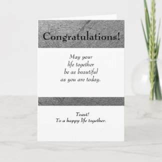 ELEGANT WEDDING GREETING CARD 