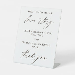 Elegant Wedding Guest Book Sign – Printable or Pri