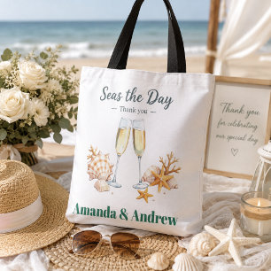 Elegant Wedding Guest Favour Bridal Shower keepsak Tote Bag