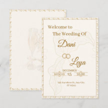 Elegant Wedding Invitation