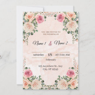 Elegant Wedding Invitation