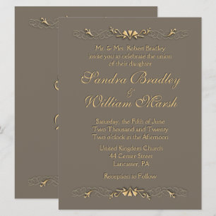 Elegant Wedding Invitation