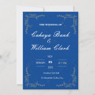 Elegant WEDDING INVITATION