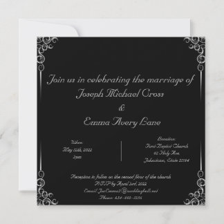 Elegant Wedding Invitation