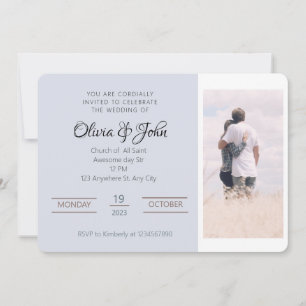 Elegant WEDDING INVITATION