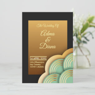 Elegant Wedding Invitation Card