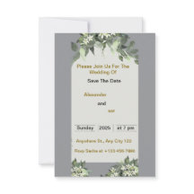 Elegant  Wedding Invitation  card 