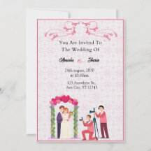 Elegant Wedding Invitation Card