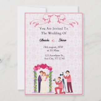 Elegant Wedding Invitation Card