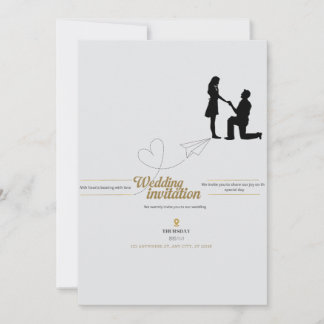 Elegant Wedding Invitation Card