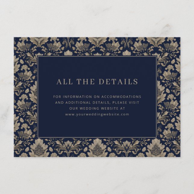 Elegant Wedding Invitation Card (Front)