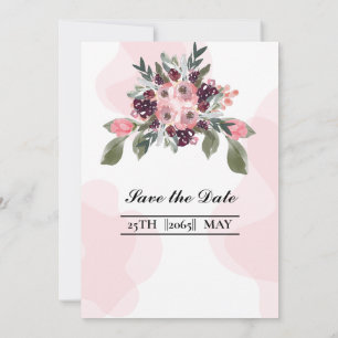Elegant Wedding Invitation Card Colour Design Temp