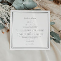 Elegant Wedding Invitation - Change Background