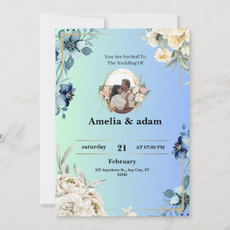 Elegant Wedding Invitation – Classic & Romantic Ce