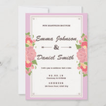 Elegant Wedding Invitation – Classic Script Design