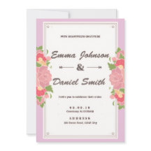 Elegant Wedding Invitation – Classic Script Design