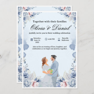 Elegant Wedding Invitation – Customisable & Modern