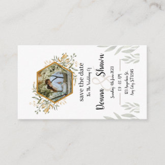 Elegant wedding invitation designed to celebrate l