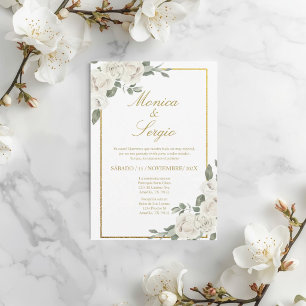 Elegant Wedding Invitation in Spanish