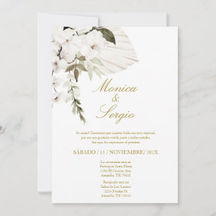 Elegant Wedding Invitation in Spanish