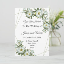Elegant Wedding Invitation, 