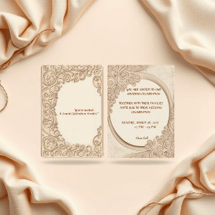 "Elegant Wedding Invitation – Timeless Love"