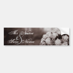 Elegant Wedding Invitations 12 Bumper Sticker