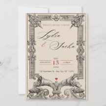 Elegant Wedding Invitations (A6 Collection)
