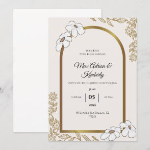 Elegant Wedding Invitations   Minimalist Designs