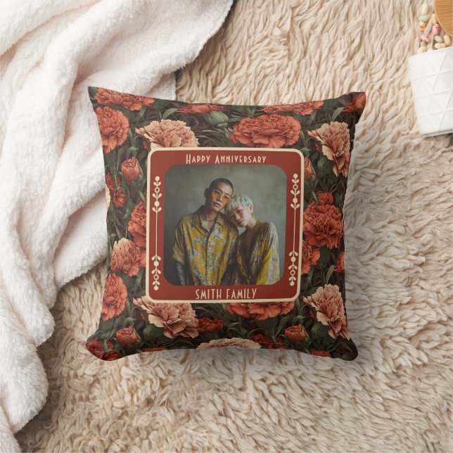 Elegant Wedding Marriage Throw Pillow  (Blanket)