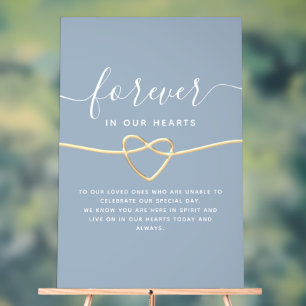 Elegant Wedding Memorial Acrylic Sign