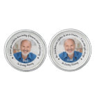 Elegant Wedding Memorial Father Son 2 Photo Groom