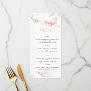 Elegant WEDDING MENU. Menu