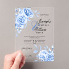 Elegant Wedding Navy Blue Roses Floral Theme