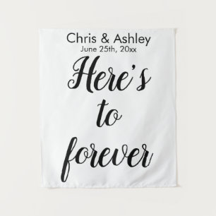 Elegant Wedding Photo Prop Photo Booth Backdrop Tapestry