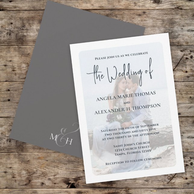 Elegant Wedding Photo Template Grey (Creator Uploaded)