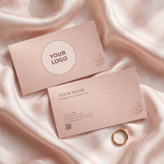 Elegant Wedding Photographer Card