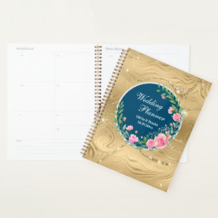 Elegant Wedding Planner Blush Pink Flowers