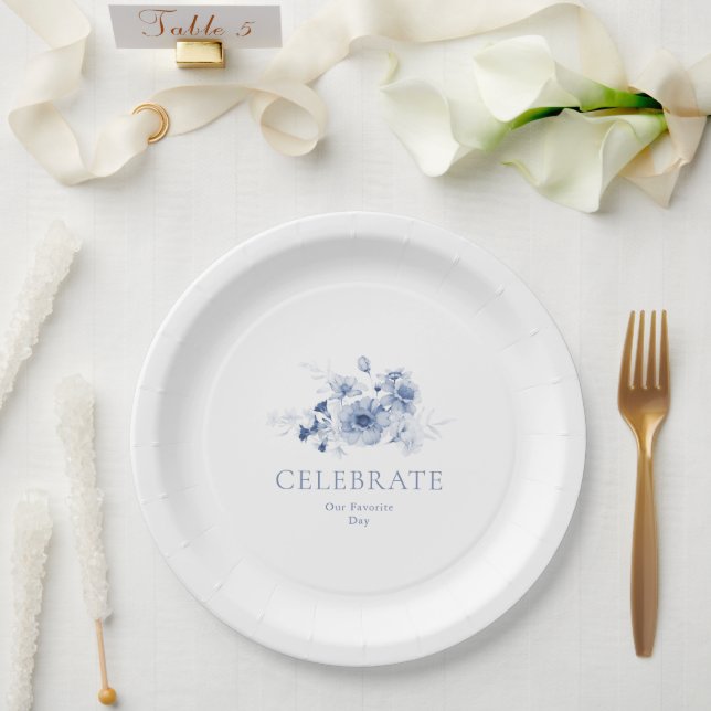 Elegant Wedding Plate – CELEBRATE  (Wedding)