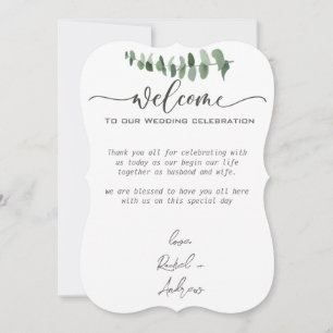 Elegant Wedding Program
