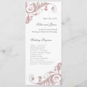 Elegant Wedding Programs