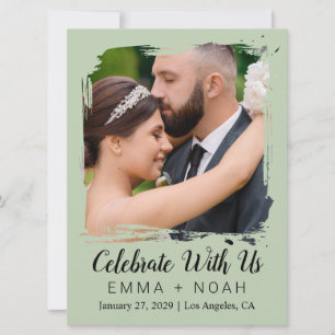 Elegant Wedding Reception Invitation Template