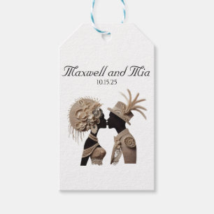 Elegant Wedding Reception Paper Napkins Gift Tags