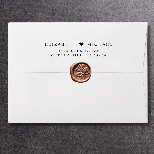 Elegant Wedding Return Address Envelope (Creator Uploaded)