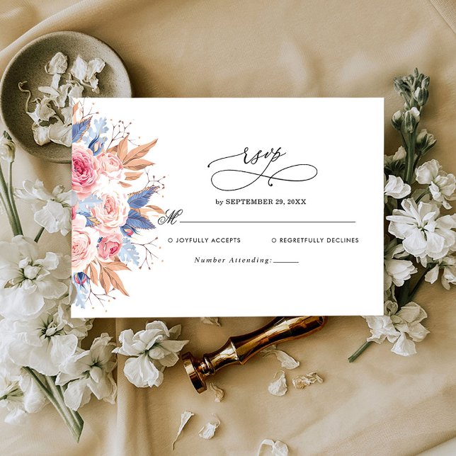 Elegant Wedding RSVP Card (Creator Uploaded)