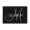 Elegant Wedding RSVP Card with Monogram